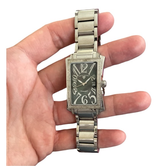 Swiss Legend Accessories - Swiss Legend ladies watch silver toned stainless steel with diamonds